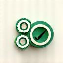 Gears and a checkmark icon.